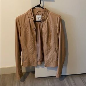 Guess Women’s Faux Leather Moto Jacket